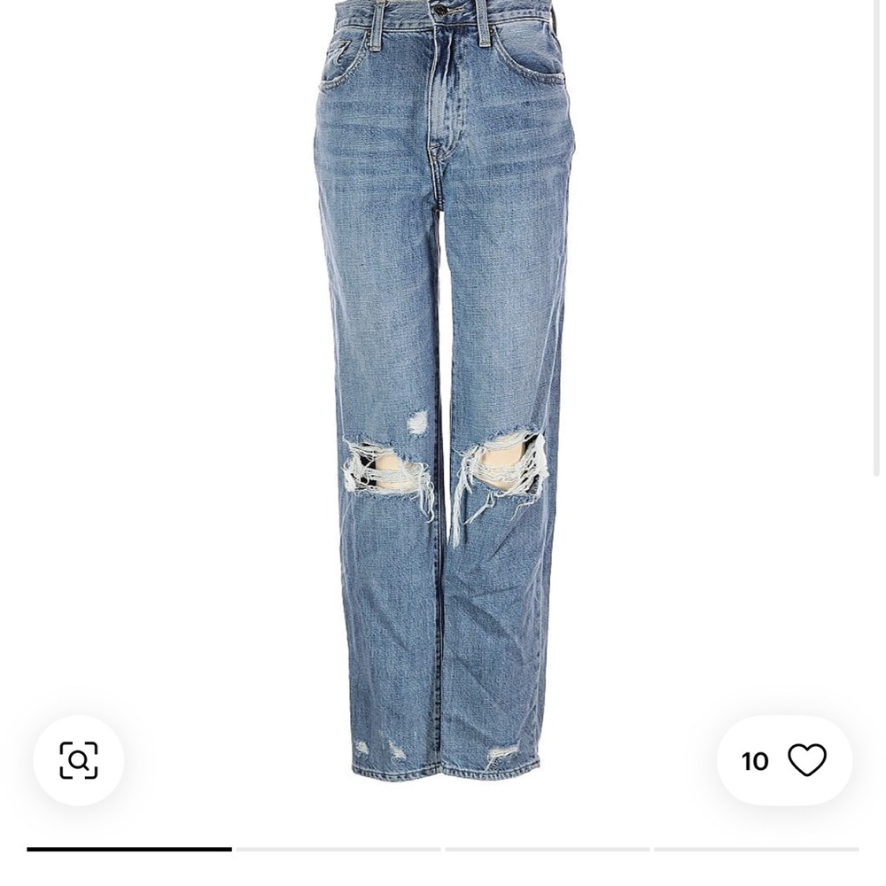 Classic Blue Distressed Jeans